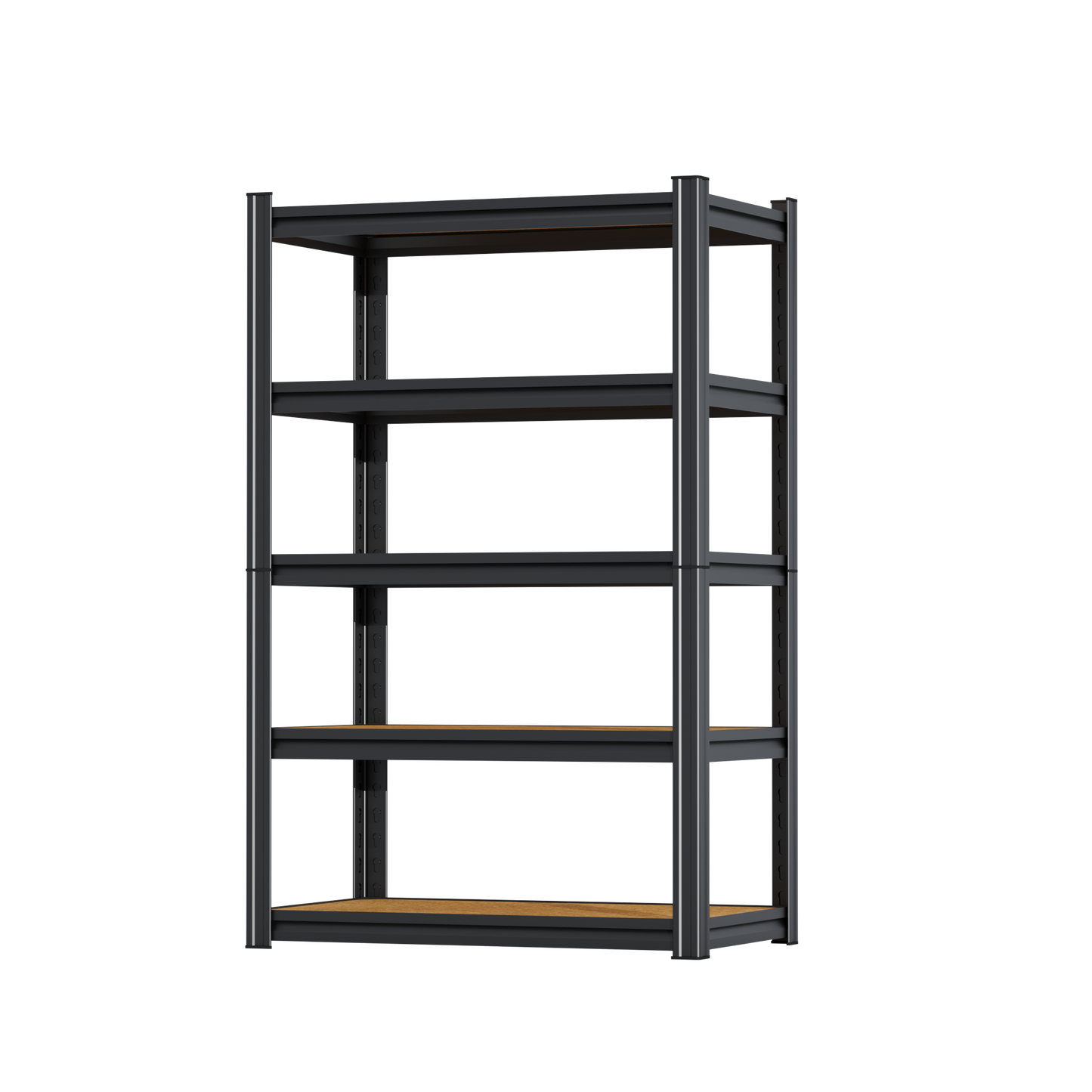 STEELFURNY Heavy Duty Garage Shelving, 5-Tier Adjustable Metal Storage Shelves, Utility Steel Storage Rack