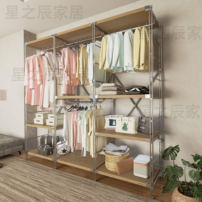 STEELFURNY Adjustable Metal Frame Home Storage Rack 5-Layer Multi-Level Shelf for Garage Shelving Stacking Racks