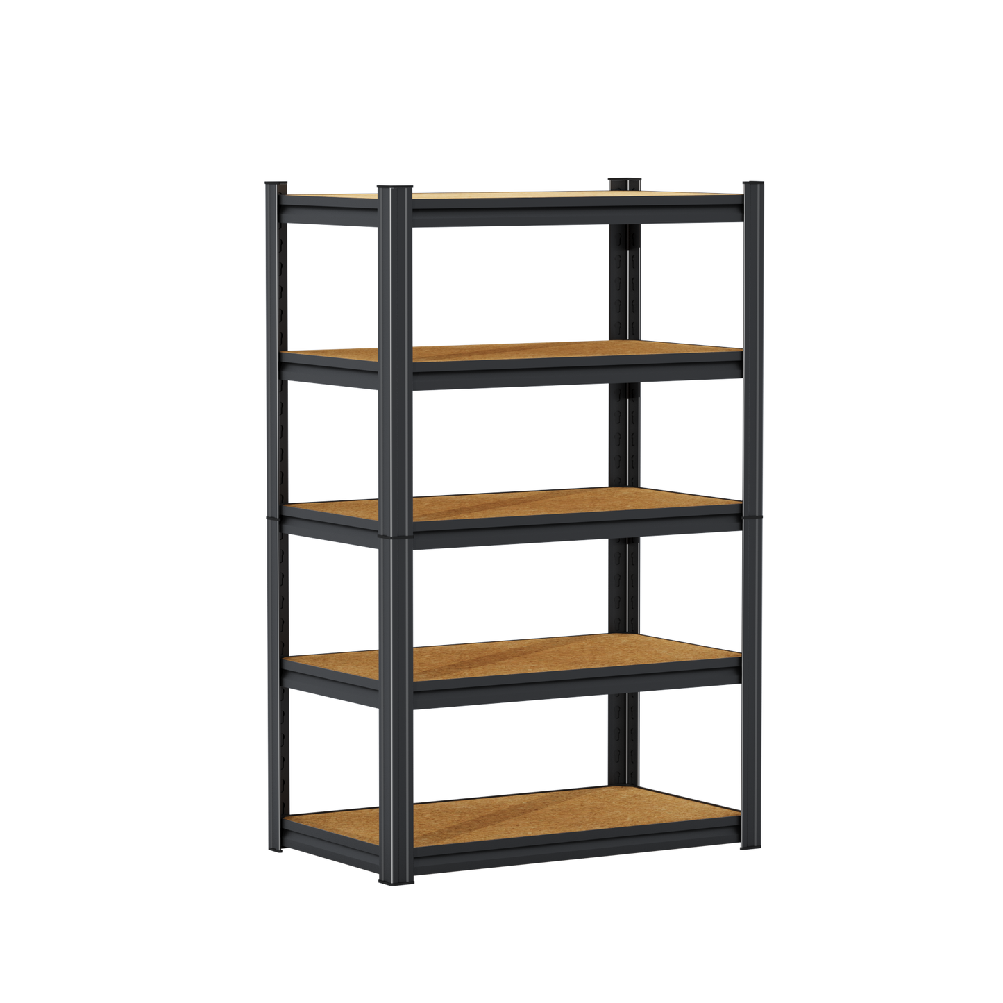 STEELFURNY Heavy Duty Garage Shelving, 5-Tier Adjustable Metal Storage Shelves, Utility Steel Storage Rack