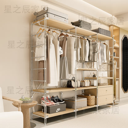 STEELFURNY Storage 5-Layer Cold Rolled Steel Selective Pallet Rack Display Rack Shelves Multi-Level Iron for Bedroom Home Use