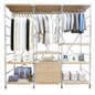 STEELFURNY Adjustable Metal Frame Home Storage Rack 5-Layer Multi-Level Shelf for Garage Shelving Stacking Racks